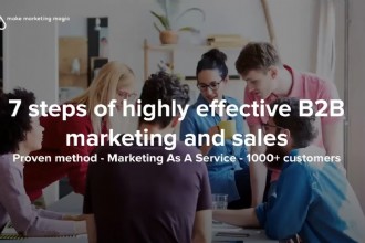 7 stappen van zeer effectieve B2B-marketing 