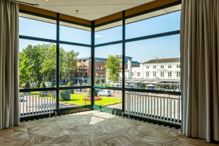 Uitzicht vanuit zaal