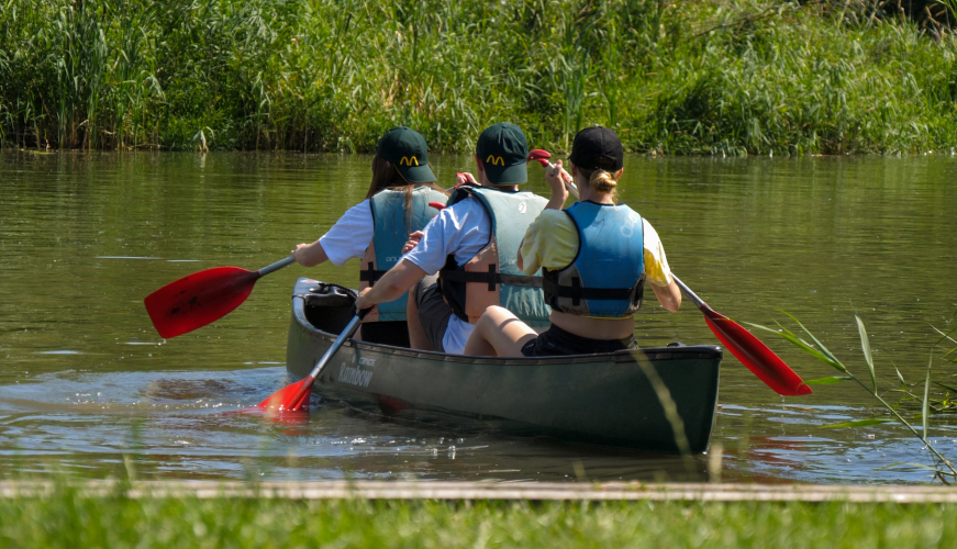 Kano bedrijfsuitje Biesbosch