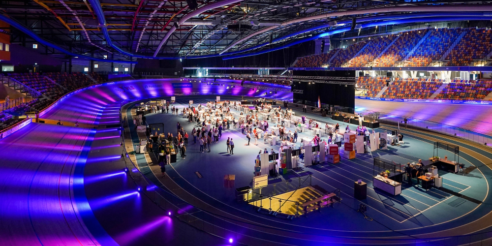 Omnisport Apeldoorn - Wieler en Atletiekhal tijdens congres