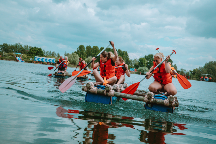 Expeditie Robinson proef op het water