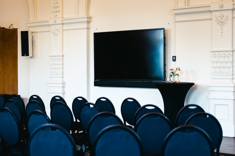 Presentatieopstelling Balkonzaal details Musis Arnhem 