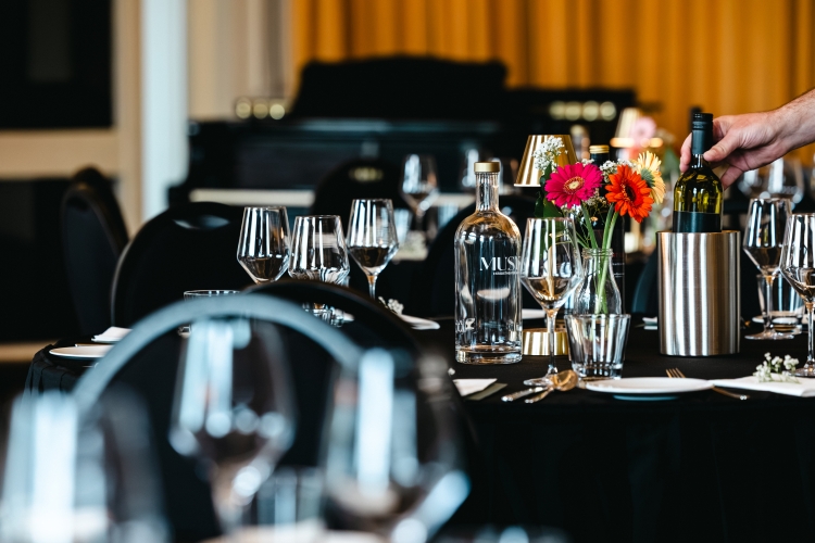 Balkonzaal dineropstelling Musis Arnhem