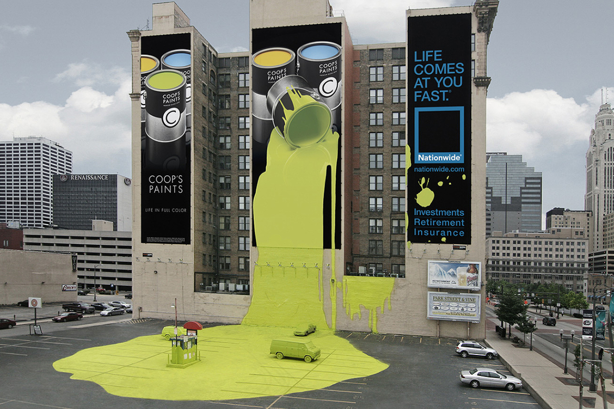 guerilla2.jpg guerilla marketing gebouw verf street marketing eventbranche magazine