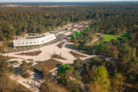 Bovenaanzicht Nationaalpark Hoge Veluwe