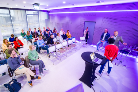 Jaarbeurs Meetup, zaal opstelling