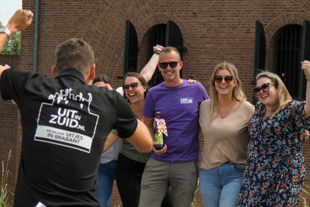Teamuitje Uit in Zuid prijsuitreiking