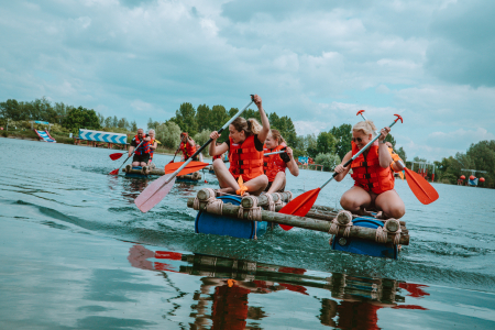 Expeditie Robinson proef op het water