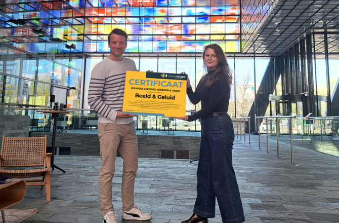 Beeld & Geluid maakt al haar zalen én evenementen toegankelijk met Soundshape 1 Pro van Speaksee