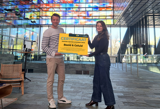 Beeld & Geluid maakt al haar zalen én evenementen toegankelijk met Soundshape 1 Pro van Speaksee