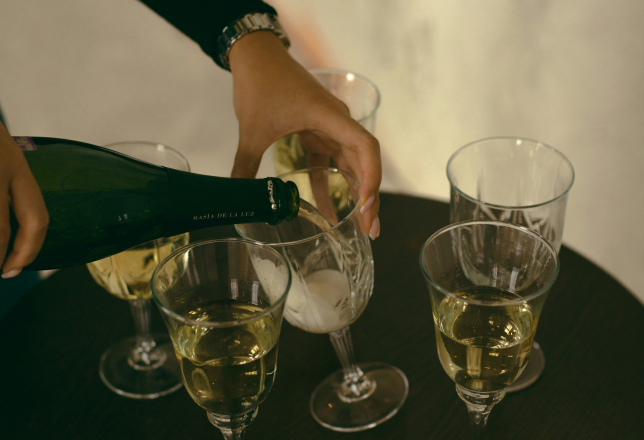 champagne inschenken 