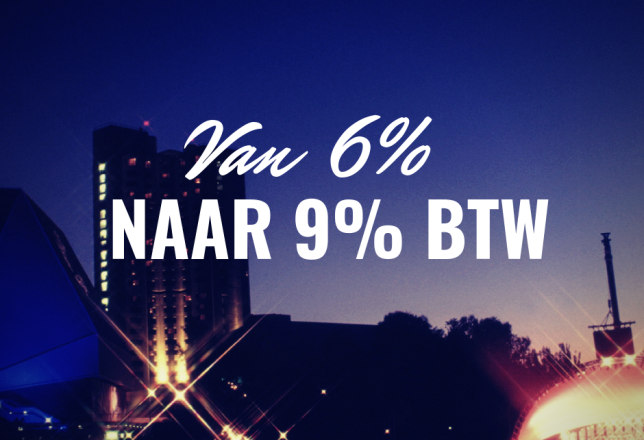 btw verhoging evenementen
